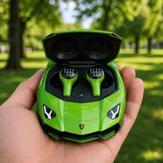 Car Shape Wireless Bluetooth Earbuds with Charging Case
